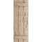 Ekena Millwork Rustic Three Board Joined Board-n-Batten Pecky Cypress Faux Wood Shutters, 16 1/2"W x 48"H SHUBJS16X48PCPR - alternate 11